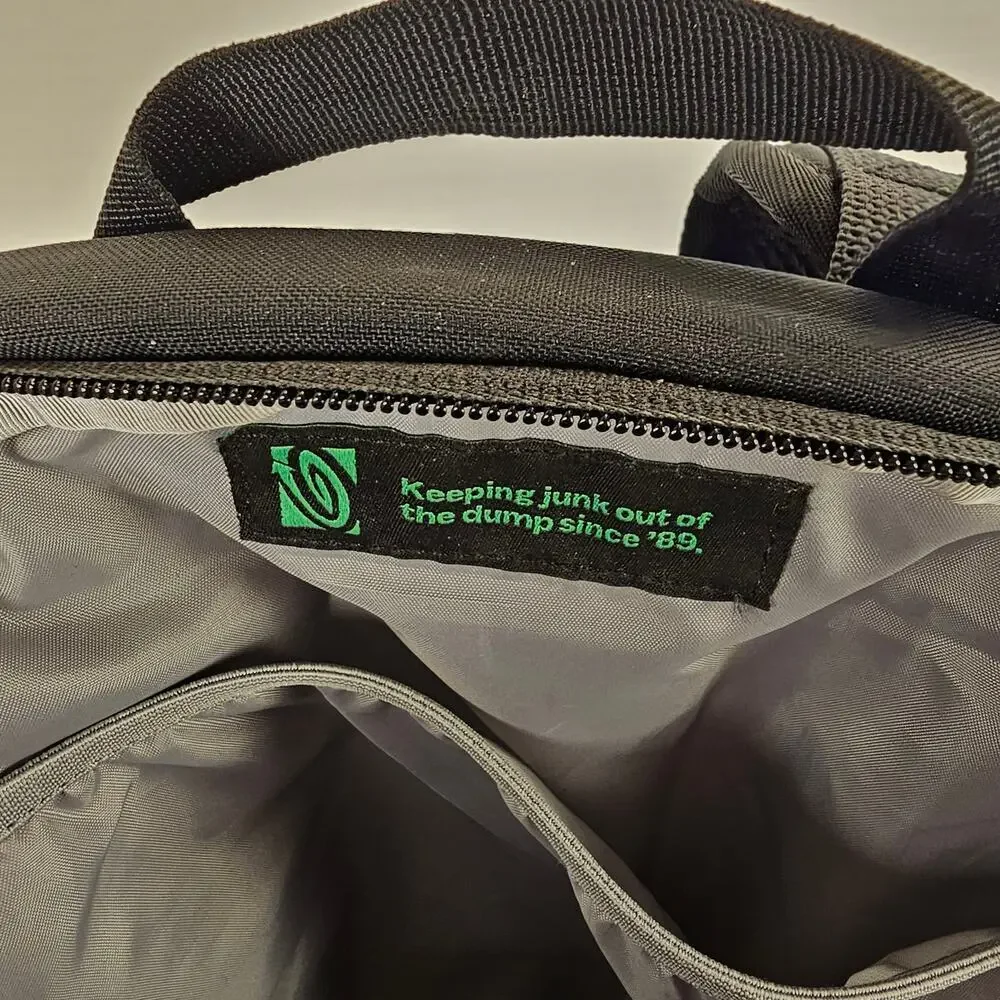 Timbuk2 McDonald’s Black Backpack Laptop School Travel Bag Yellow Logo 17x12x5